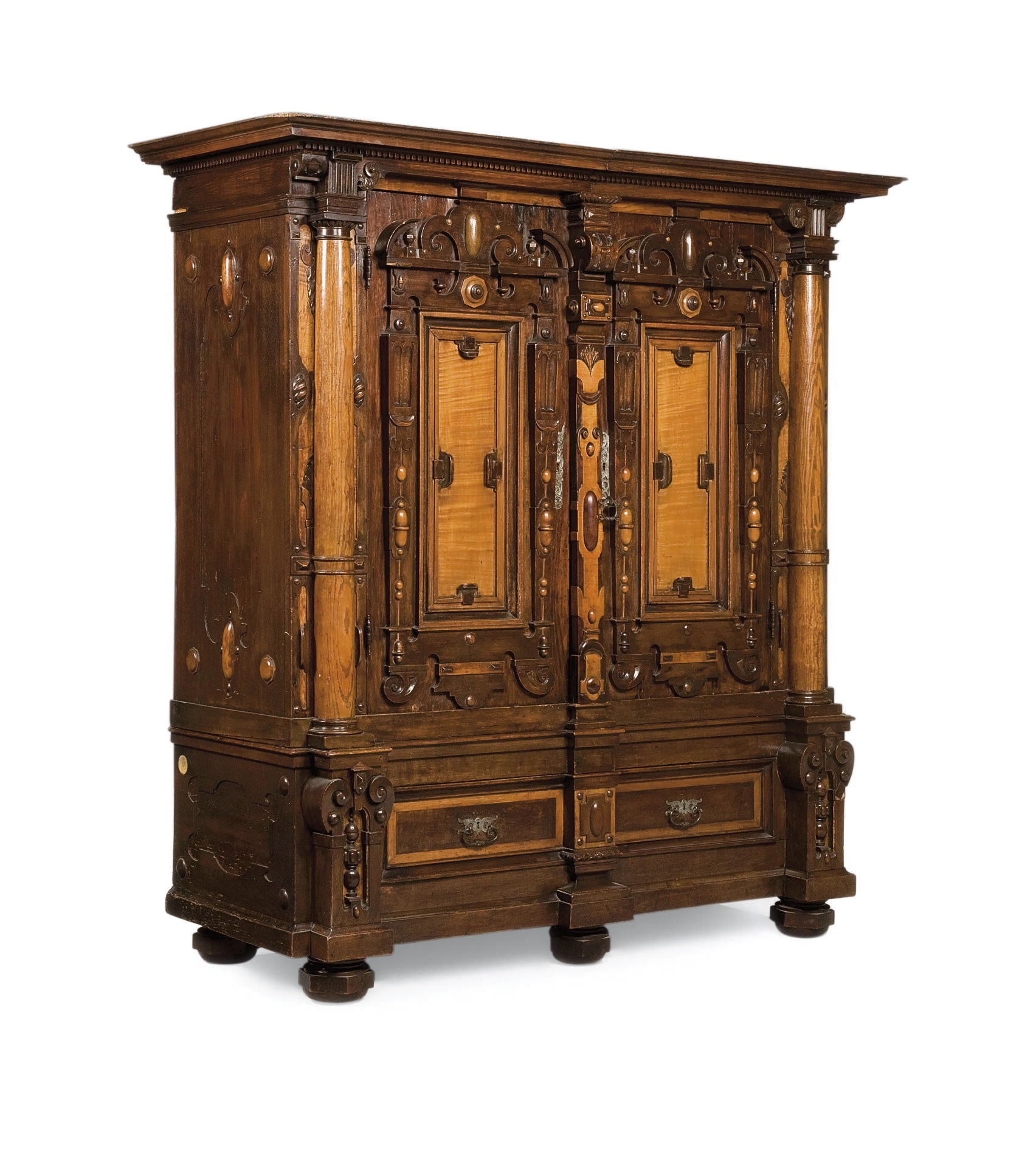 ARMOIRE ALSACIENNE DU DEBUT DU XIXEME SIECLE