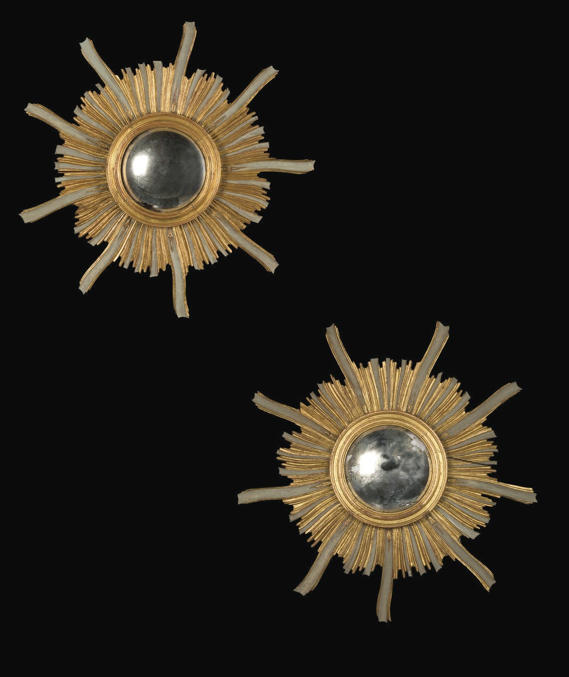 PAIRE DE MIROIRS ITALIENS DE STYLE BAROQUE