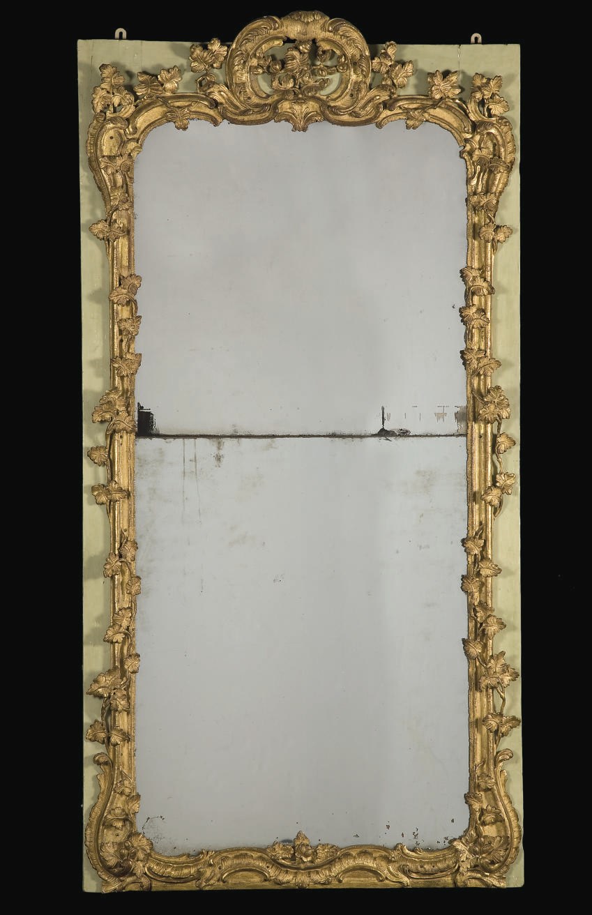 MIROIR DE TRUMEAU D'EPOQUE LOUIS XV