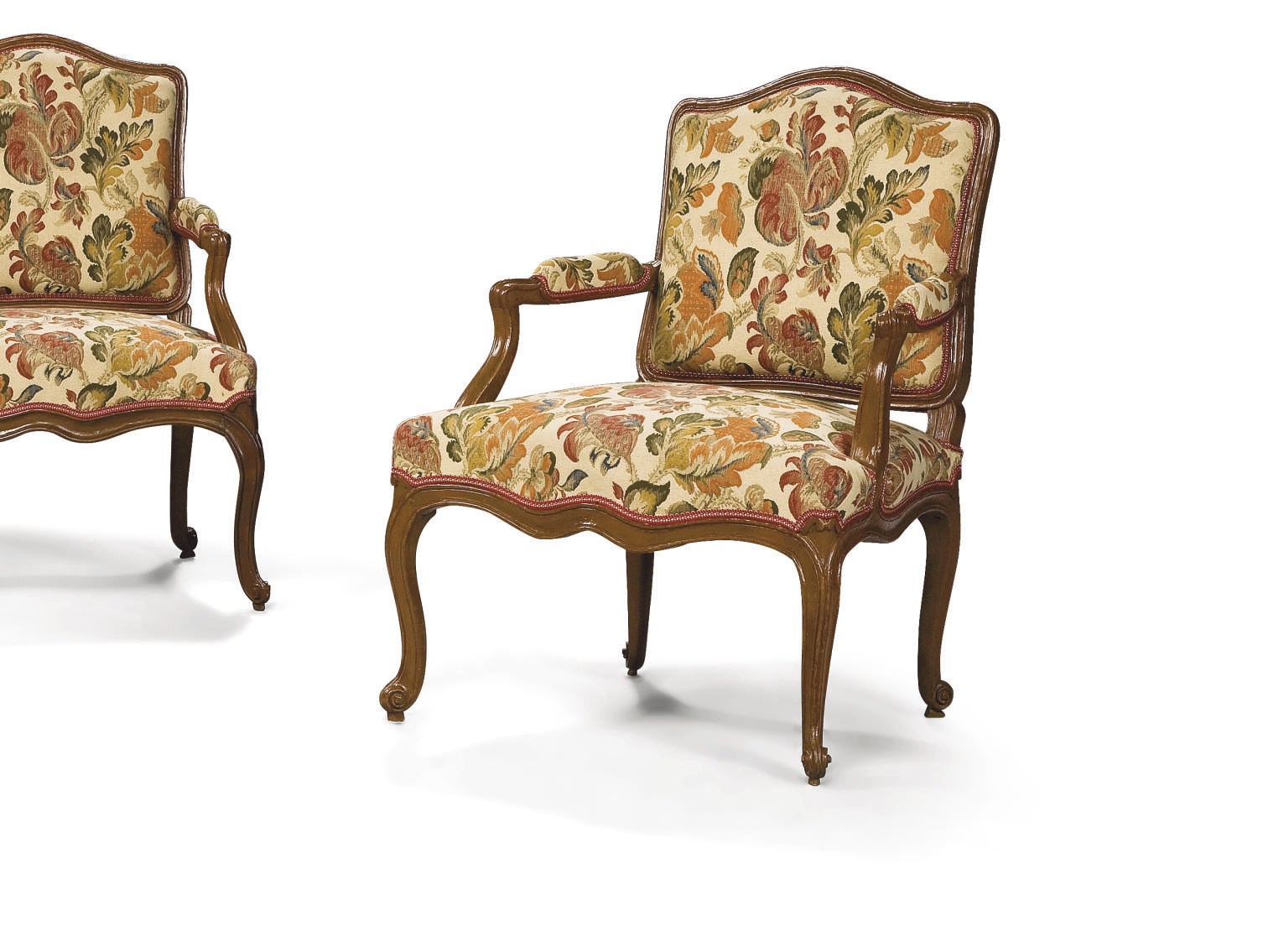 PAIRE DE FAUTEUILS A LA REINE D'EPOQUE LOUIS XV