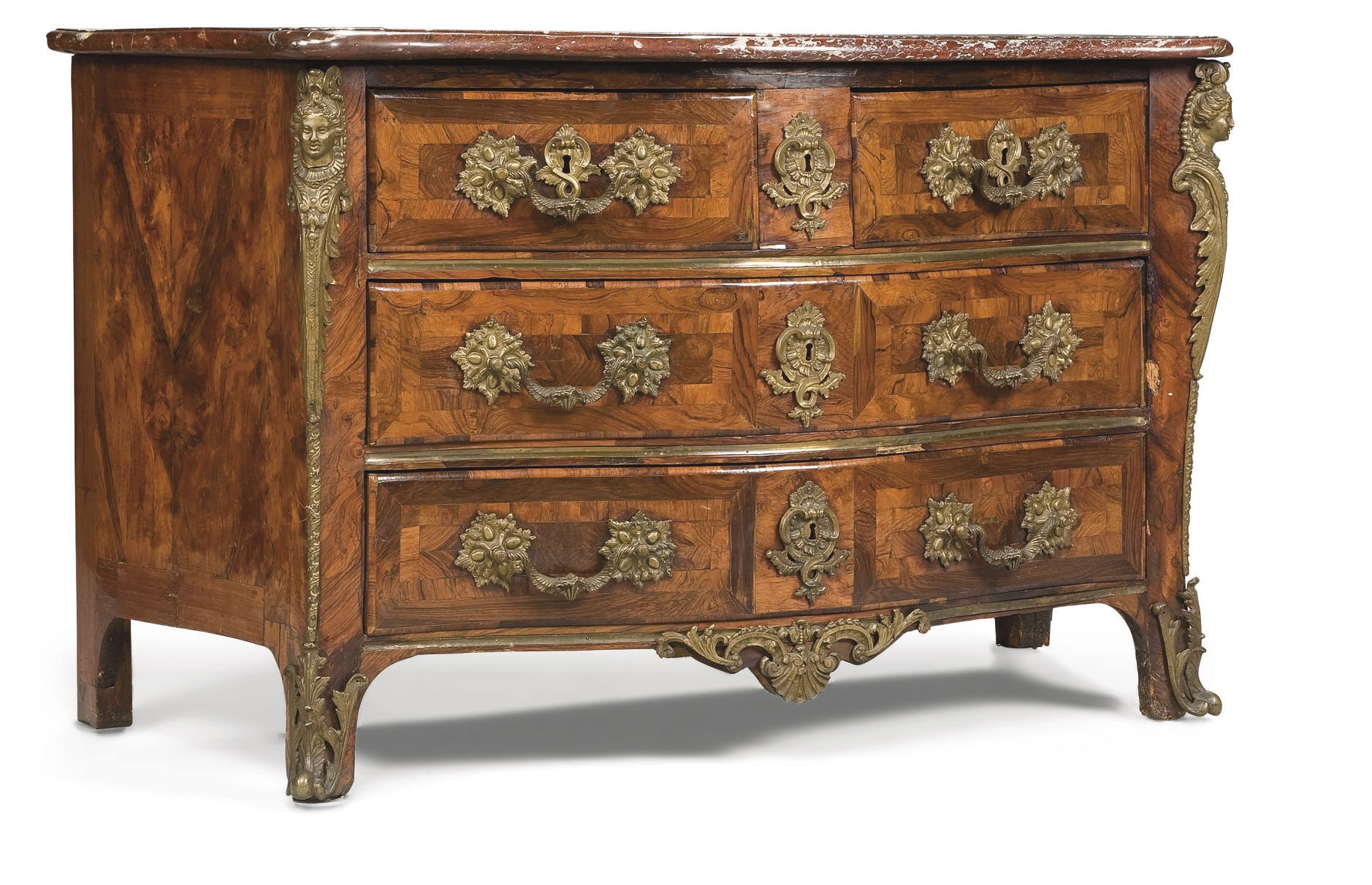 COMMODE TOMBEAU D'EPOQUE REGENCE