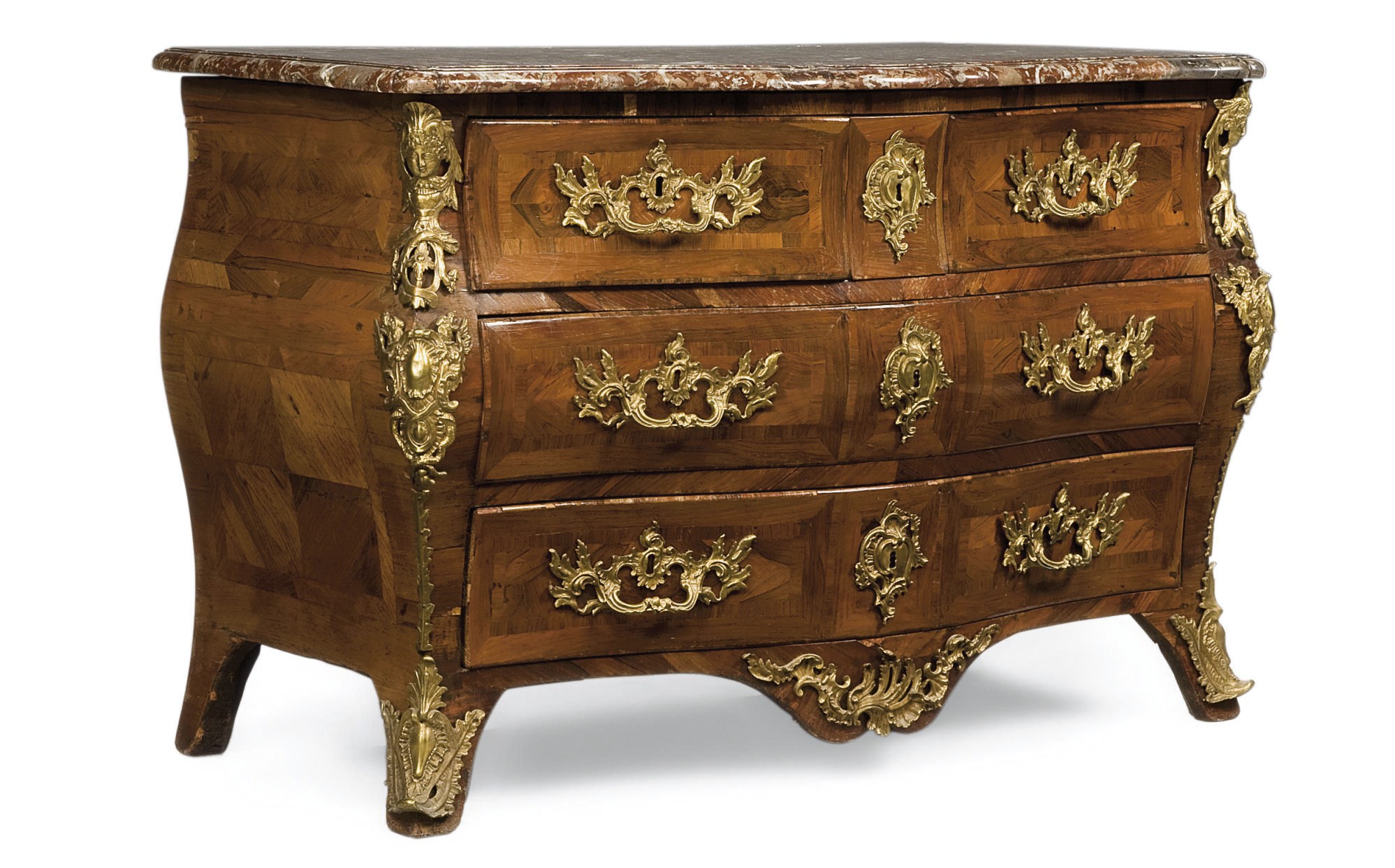 COMMODE TOMBEAU D'EPOQUE LOUIS XV