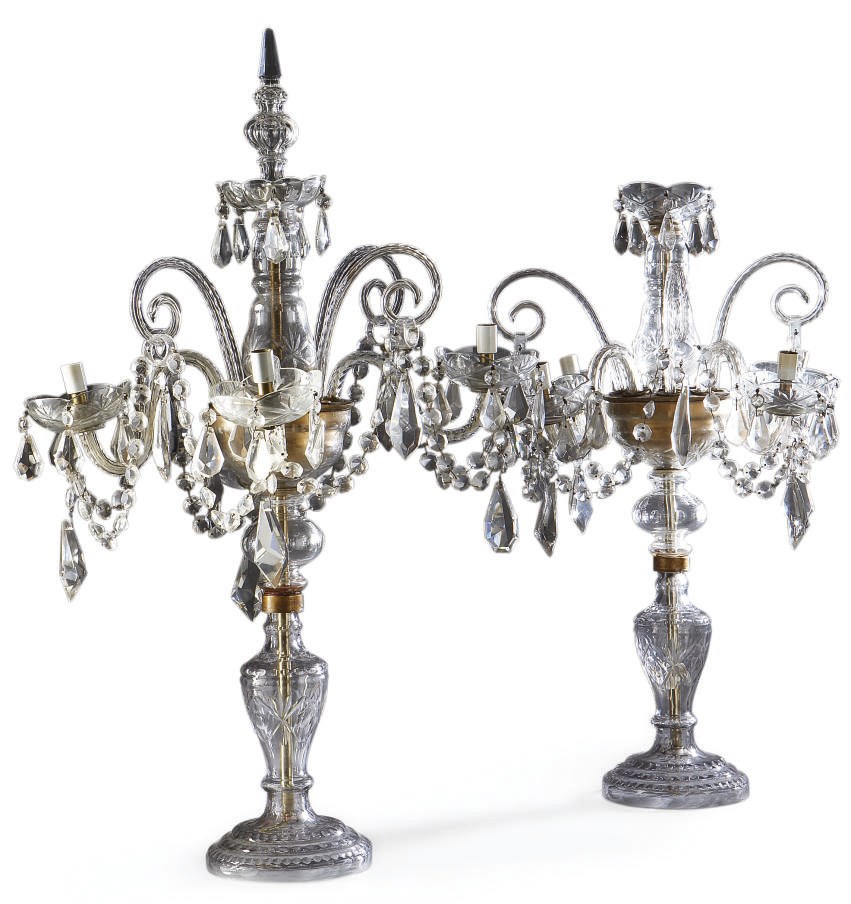 PAIRE DE GIRANDOLES DE STYLE NAPOLEON III