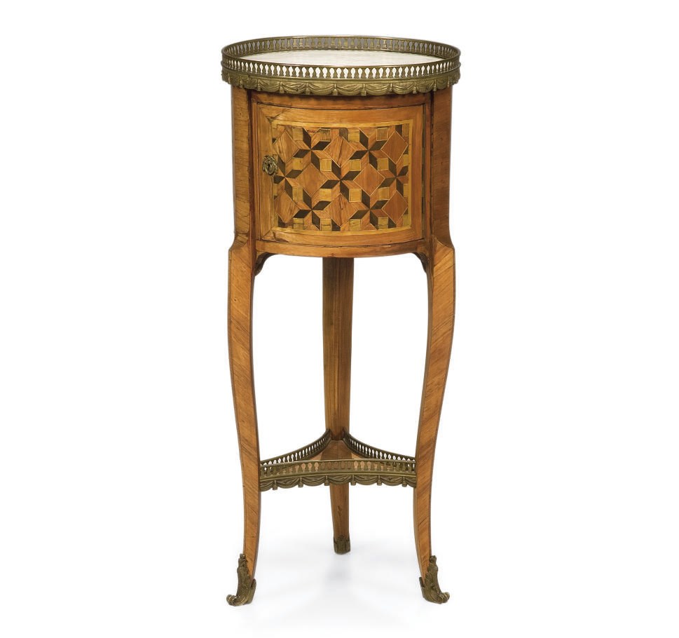 TABLE TAMBOUR D'EPOQUE TRANSITION