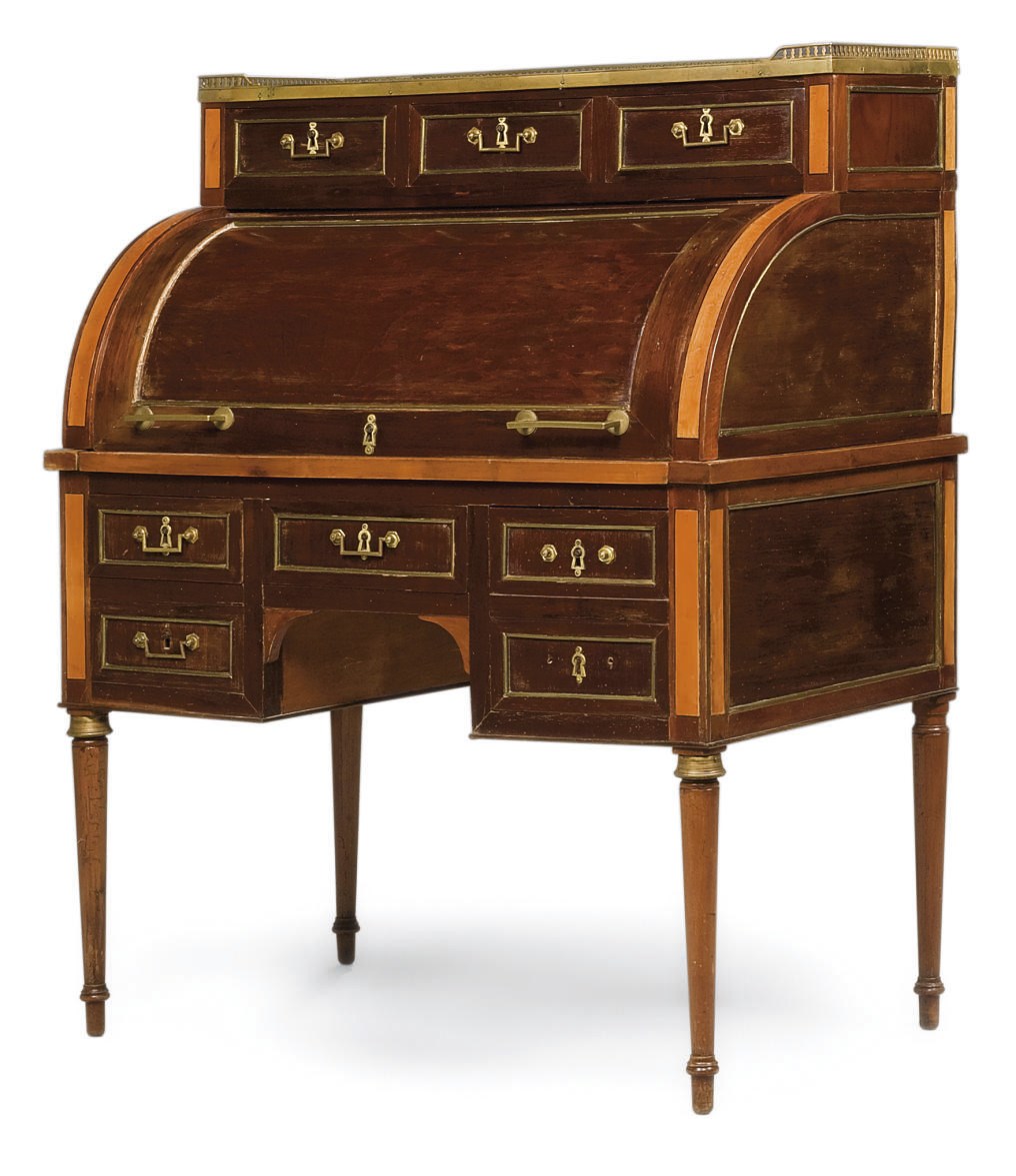 BUREAU A CYLINDRE D'EPOQUE NEOCLASSIQUE