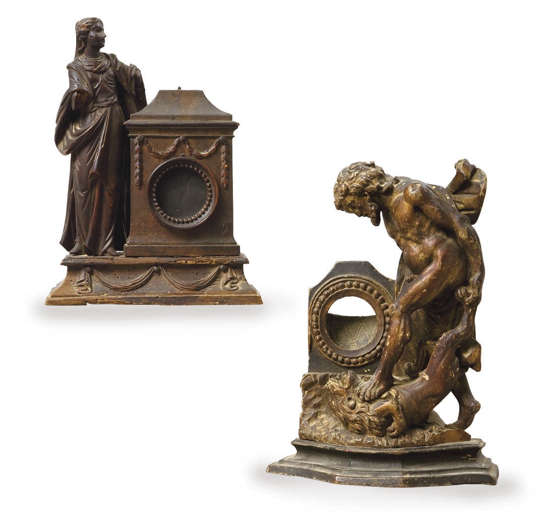 DEUX PORTES-MONTRES DU XIXEME SIECLE