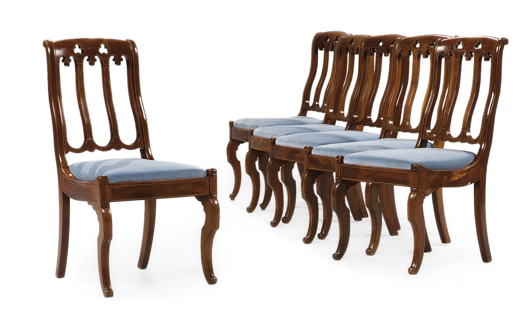 SUITE DE SIX CHAISES D'EPOQUE LOUIS-PHILIPPE