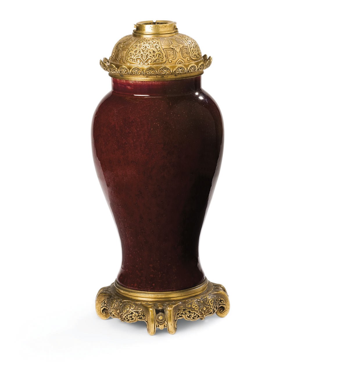 VASE MONTE D'EPOQUE NAPOLEON III