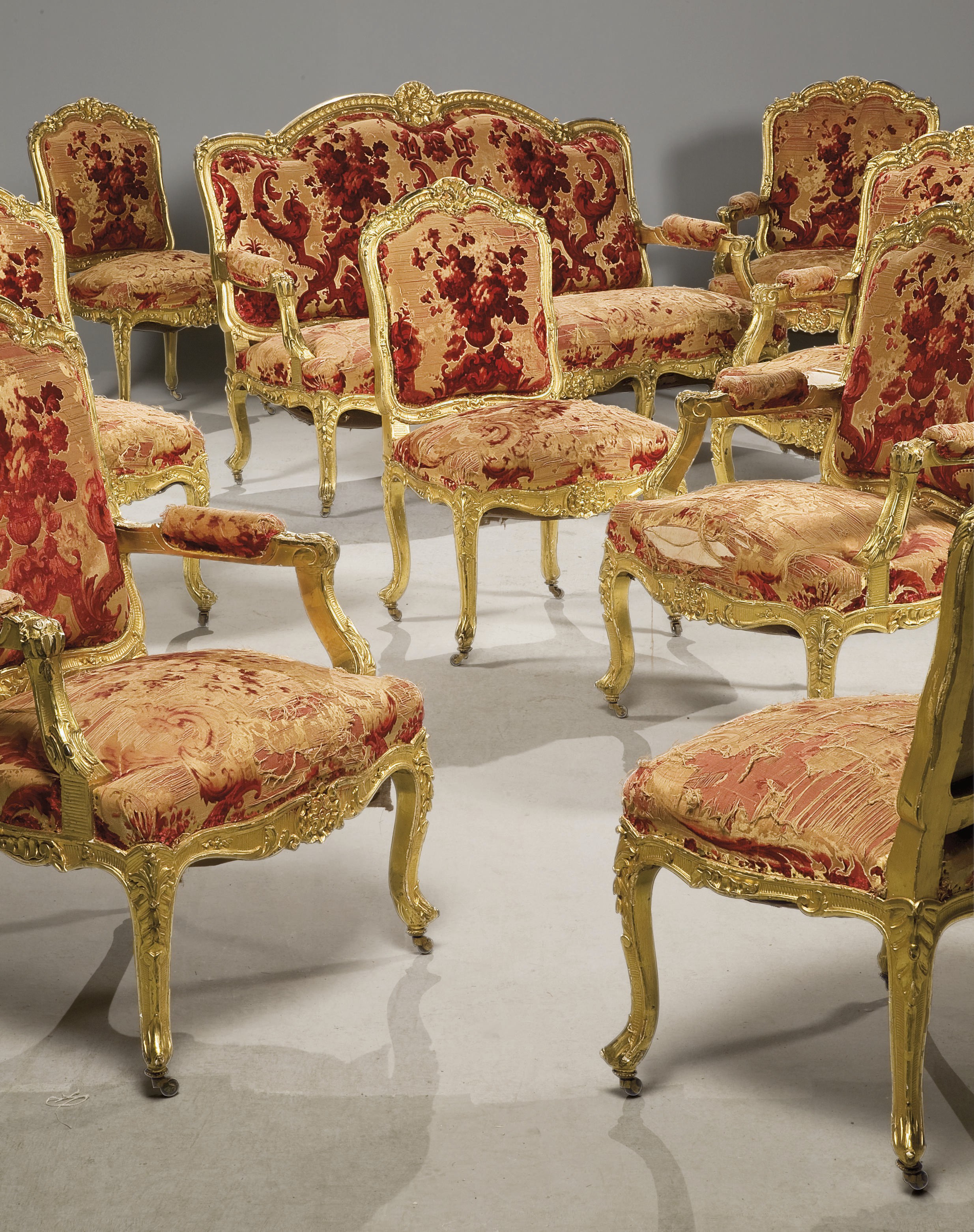 MOBILIER DE SALON D'EPOQUE NAPLEON III