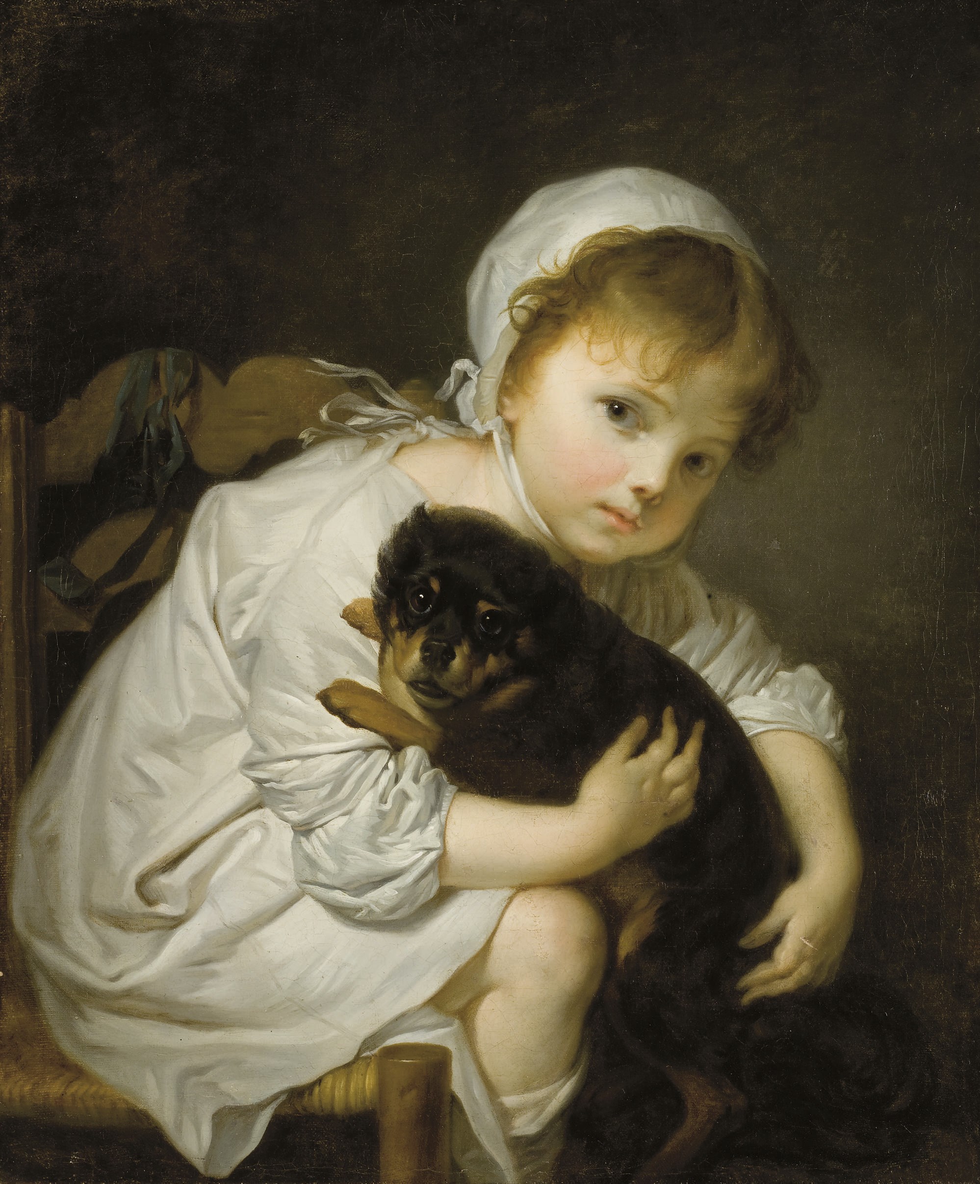 SUIVEUR DE JEAN-BAPTISTE GREUZE (TOURNUS 1725 - 1805 PARIS)