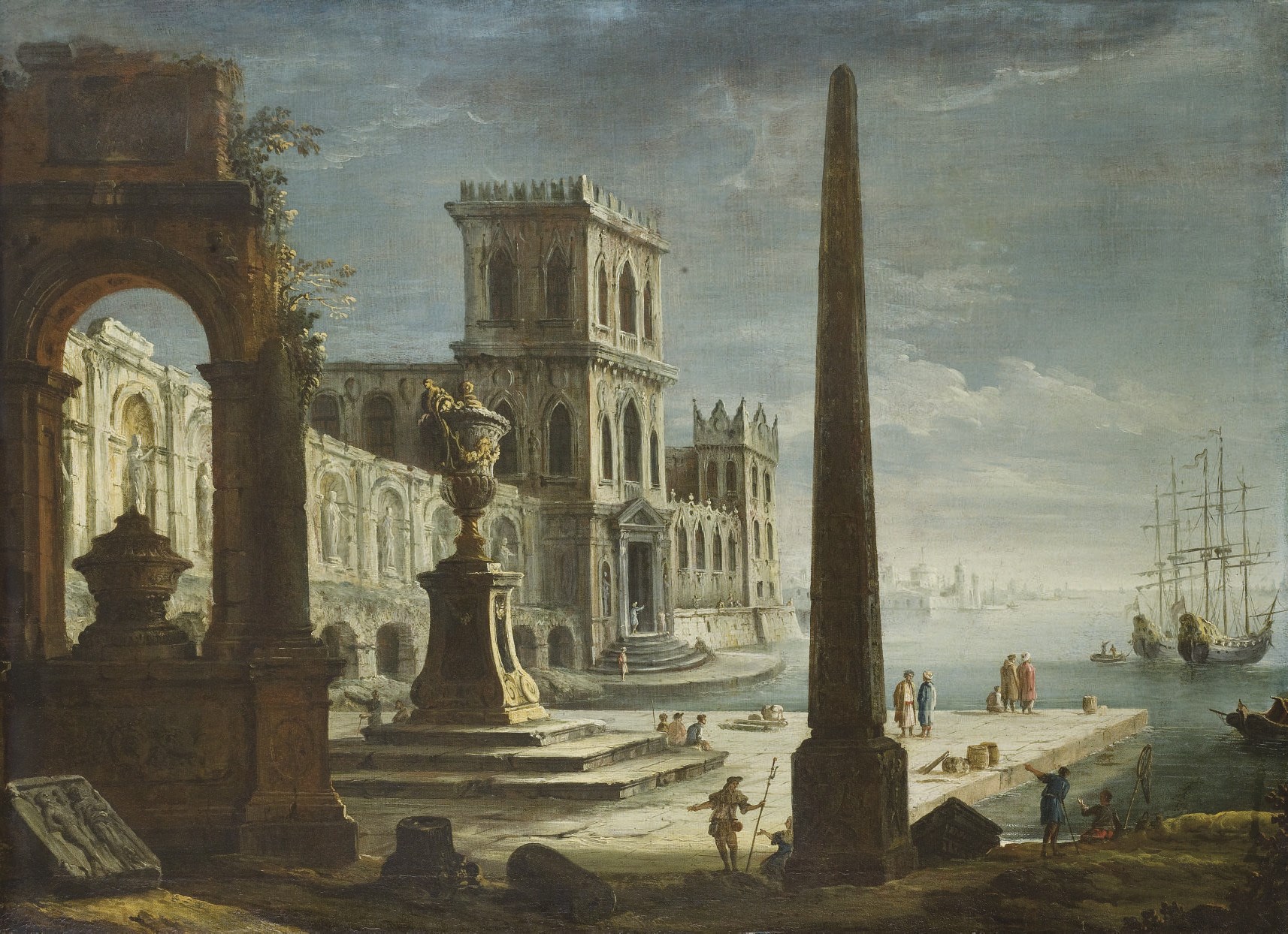 ATTRIBUE A GIOVANNI GHISOLFI (MILAN 1623-1683)