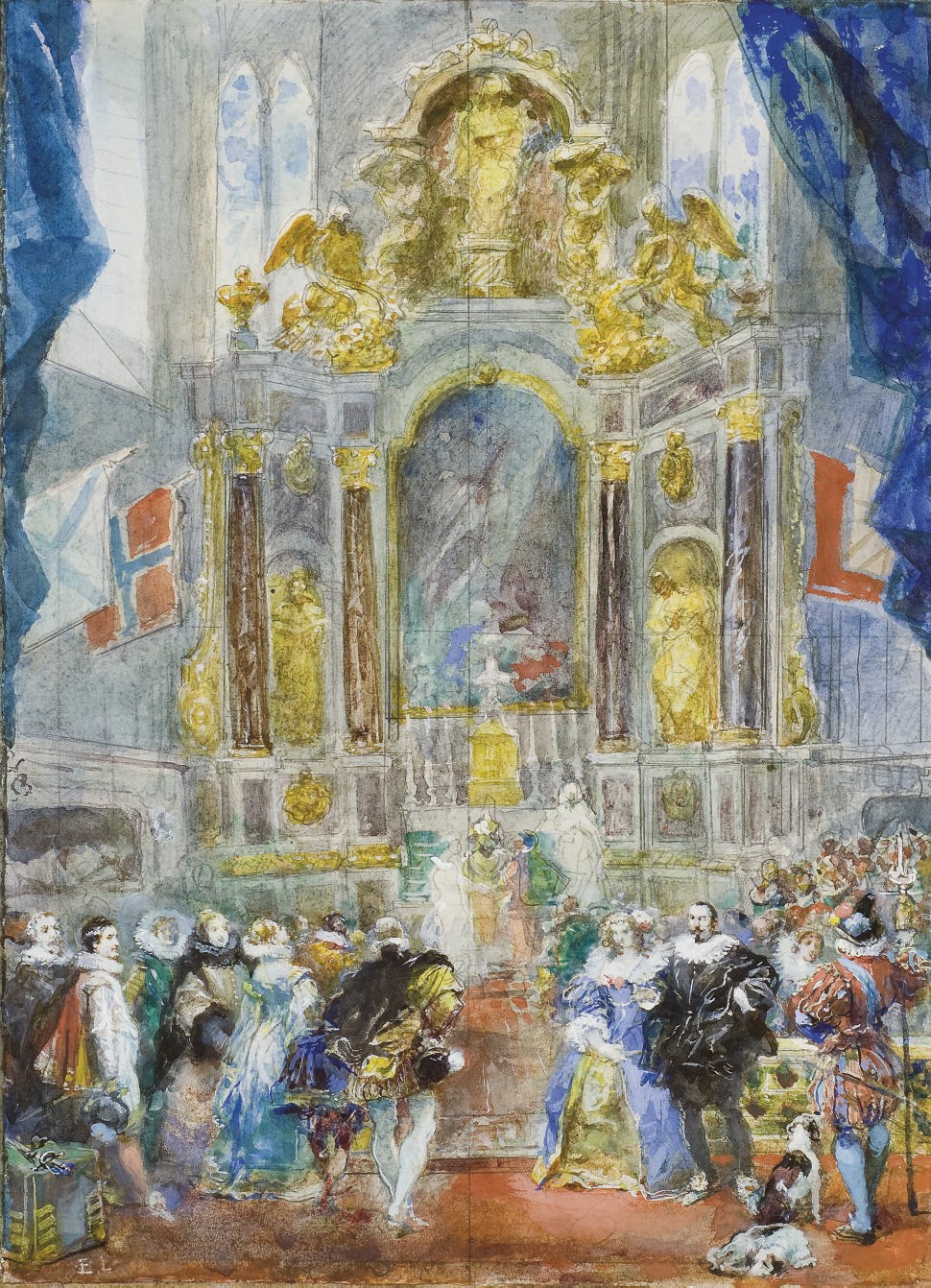 EUGENE-LOUIS LAMI (PARIS 1800-1890)