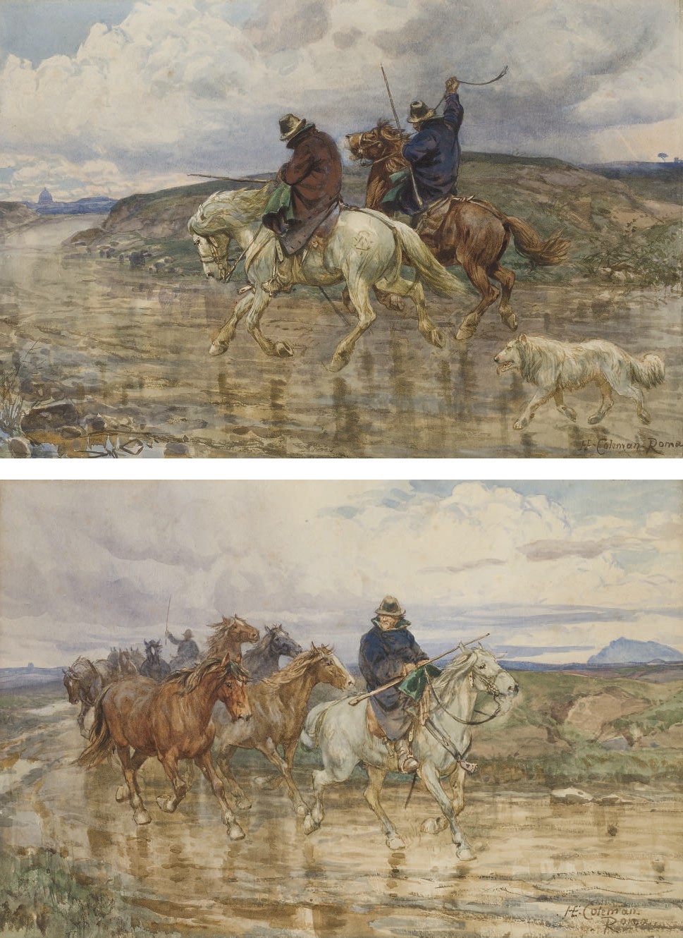 ENRICO COLEMAN (ROME 1846-1911)