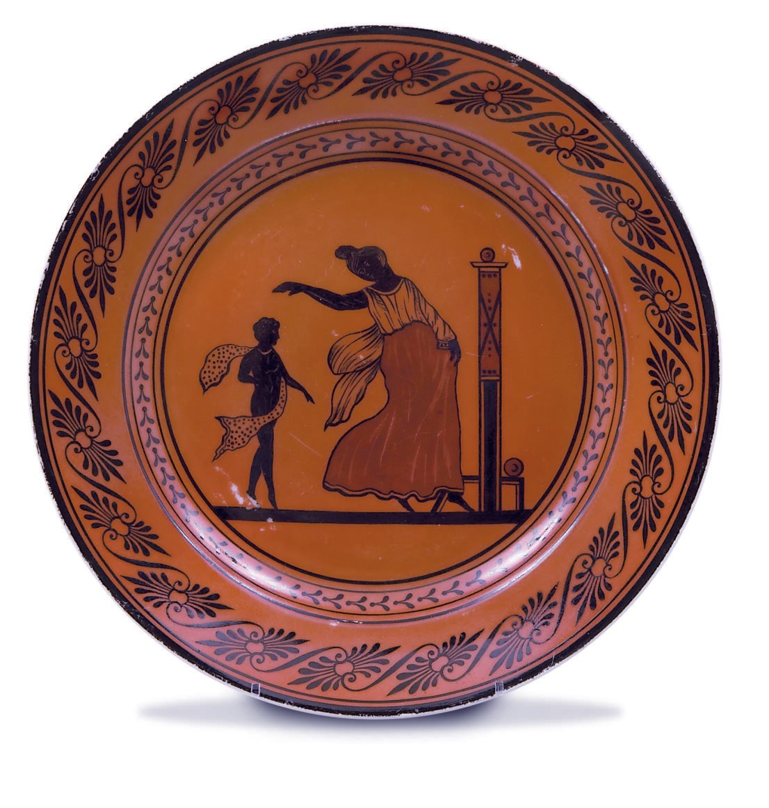 A Porcelain Plate from the Etruscan Service