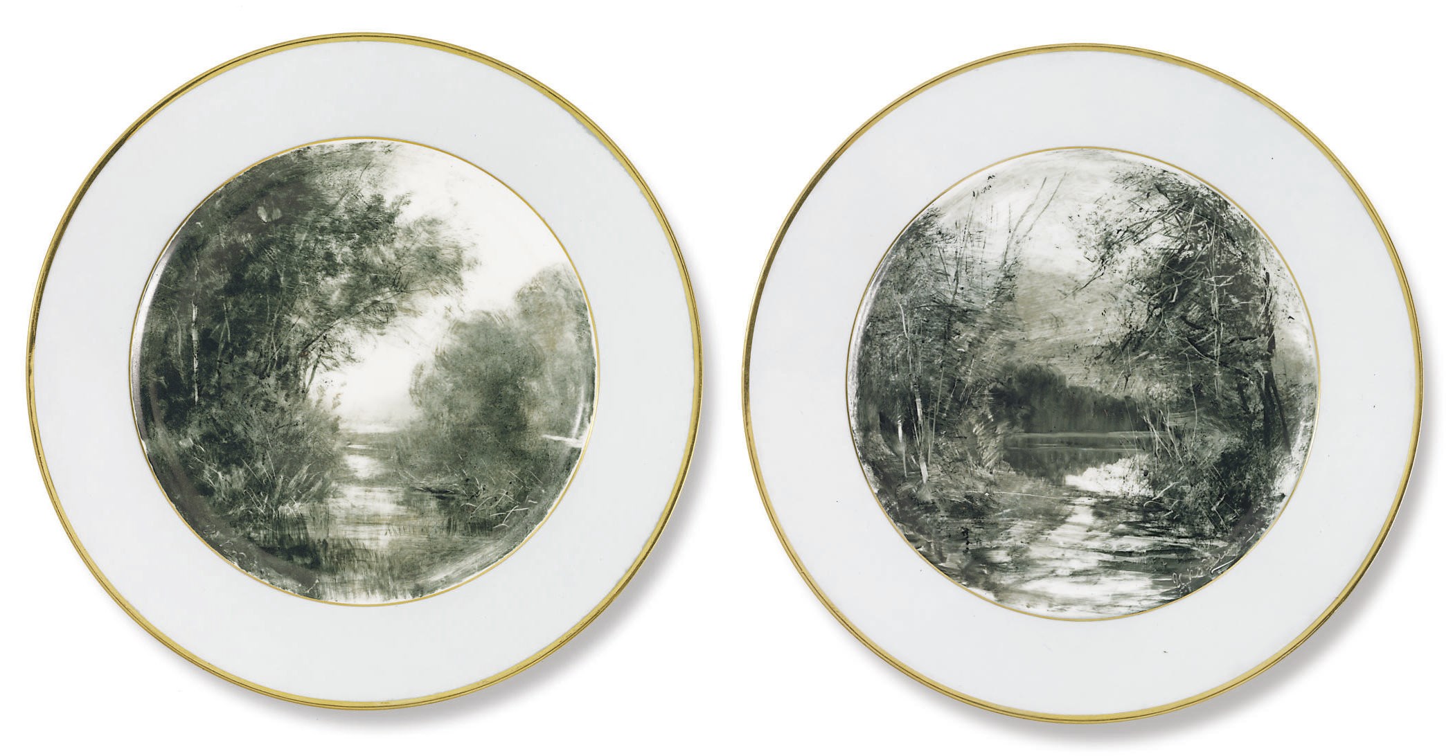 Two Porcelain Plates