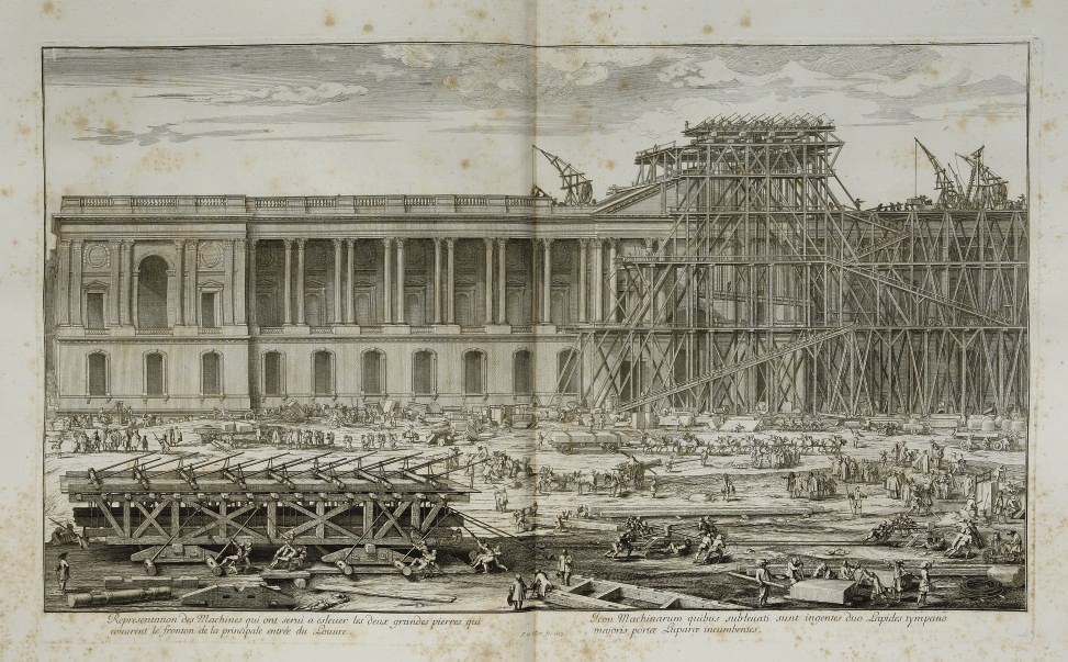 [CABINET DU ROI] -- Louvre et Tuileries. [Paris: Imprimerie royale, vers 1727.]