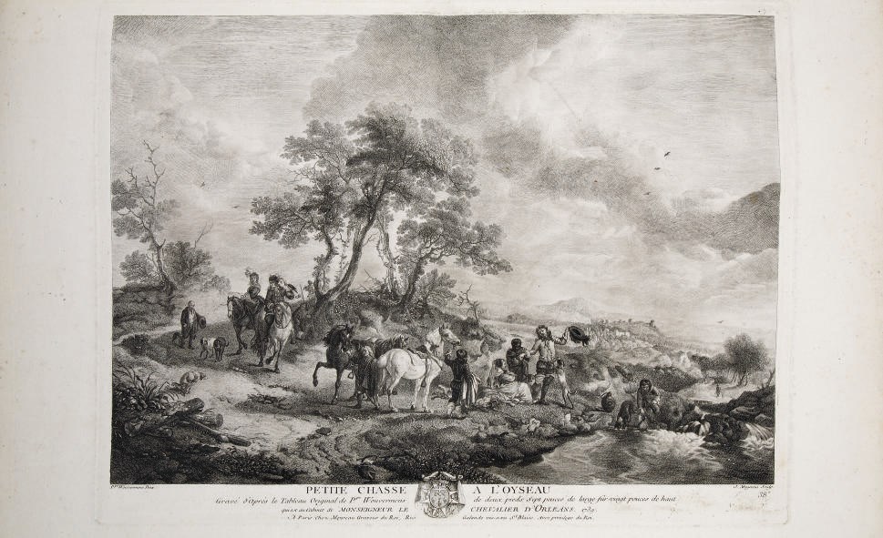 [CHASSE] -- WOUWERMAN, Philips (1619-1668). Oeuvres, gravées d'après ses meilleurs tableaux. Paris: Moyreau, 1737.