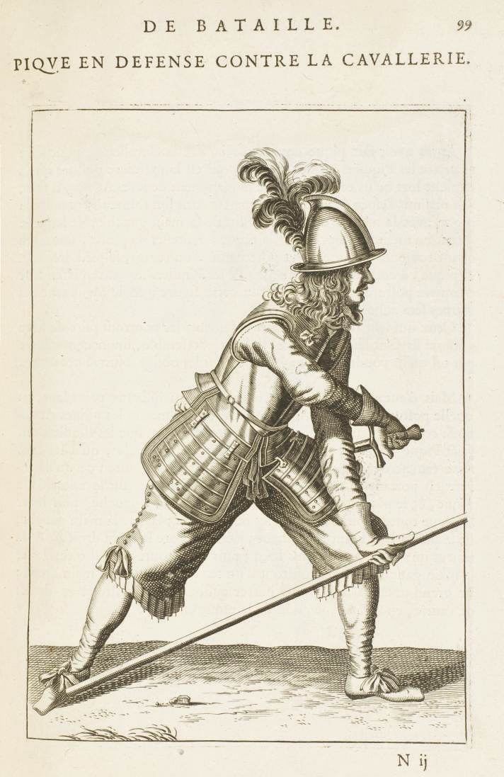 LOSTELNEAU. Le Maréschal de bataille. Contenant le maniment des armes. Les évolutions. Plusieurs bataillons, tant contre l'infanterie que contre la cavalerie. Paris: Estienne Migon pour Antoine de Sommaville, 1647.