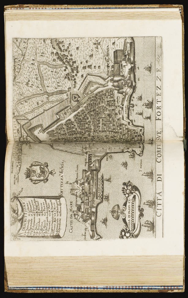 MARMORA, Andrea.  Della Historia di Corfu. Venise: Curti, 1672.