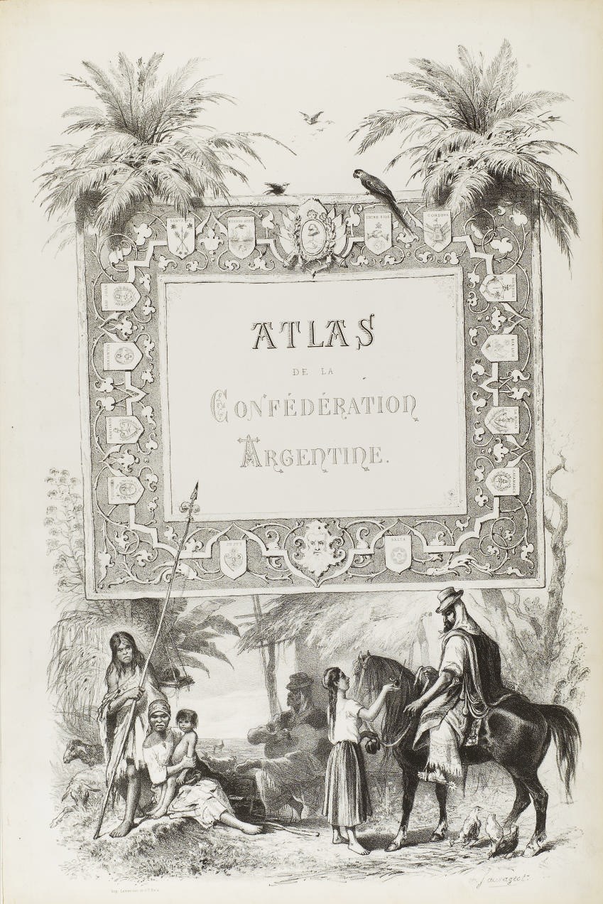 MARTIN DE MOUSSY, Jean Antoine Victor (1810-1869). Description géographique et statistique de la confédération argentine. Paris: Firmin Didot frères, 1860-1869.