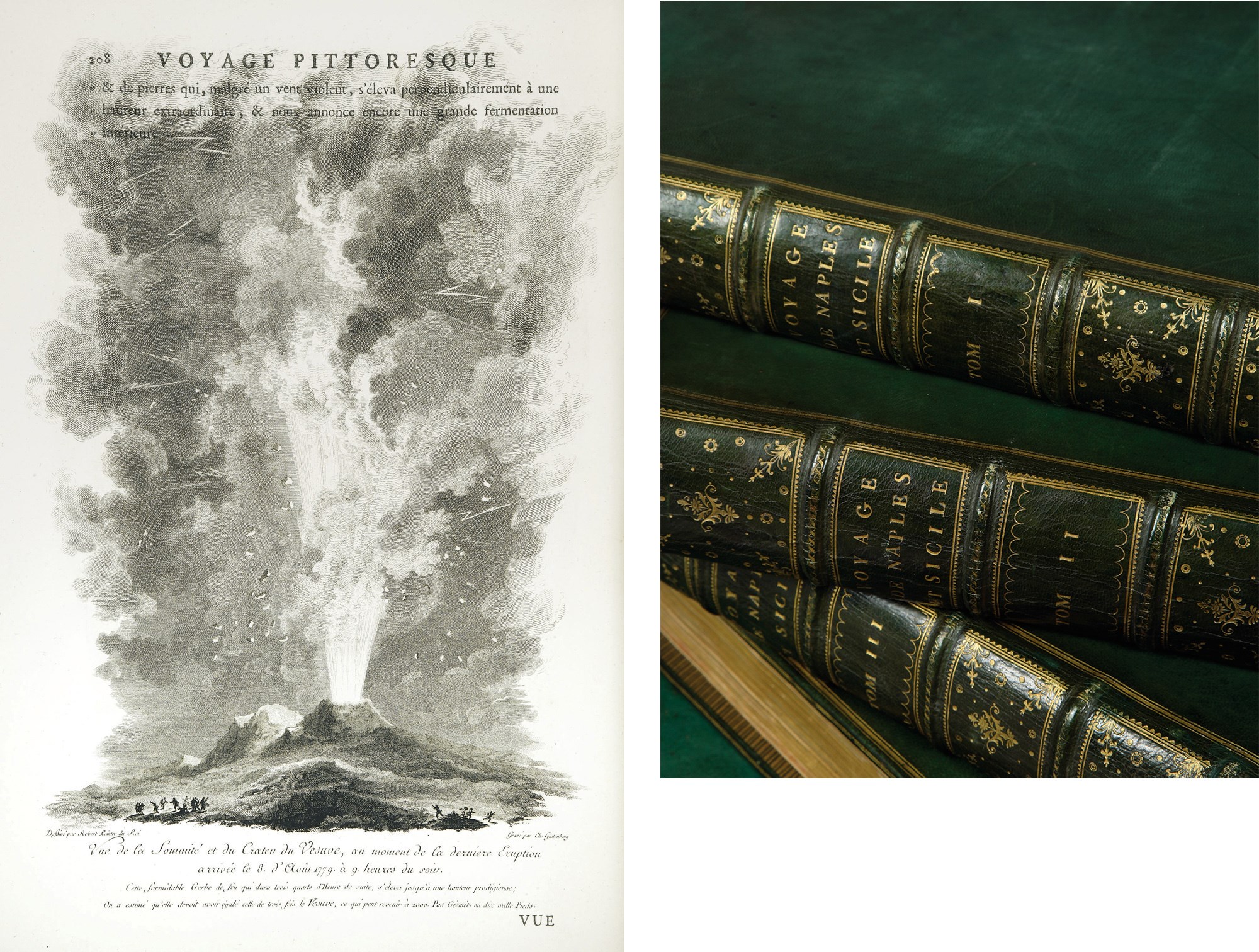 SAINT-NON, Jean Claude Richard, de (1727-1791). Voyage pittoresque ou description des royaumes de Naples et de Sicile. Paris: Imprimerie de Clousier, 1781-1786.