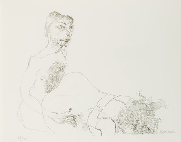 [BELLMER] -- LAUTRÉAMONT, Isidore DUCASSE, dit comte de (1846-1870). Poésies illustrées par 10 lithographies originales de Hans Bellmer. Paris: Pierre Belfond, 1970.