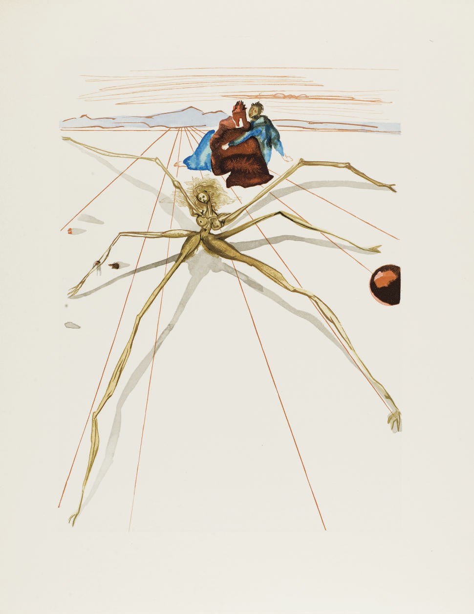 [DALI] -- DANTE ALIGHIERI (1265-1321). La Divina Commedia. Inferno - Purgatorio - Paradiso. Vérone: Valdonega, 1963-1964.