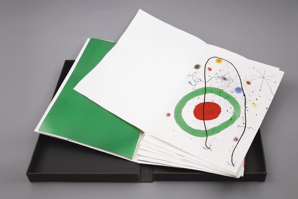 [MIRÓ] -- FRÉNAUD, André (1907-1993). Le Miroir de l'homme par les bêtes. Paris: Maeght, 1972.