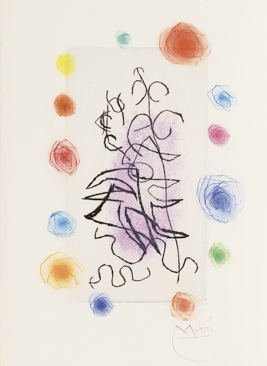 [MIRÓ] -- LAFONT, Maryse (1918-2001). Obscur laurier. Paris: GLM, [1962].