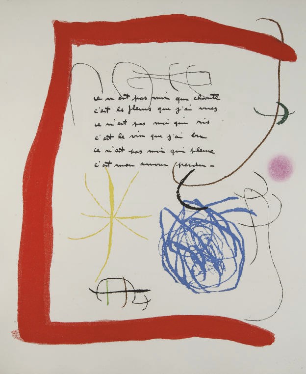 [MIRÓ] -- PRÉVERT, Jacques (1900-1977). Adonides. [Paris:] Maeght, [1975].