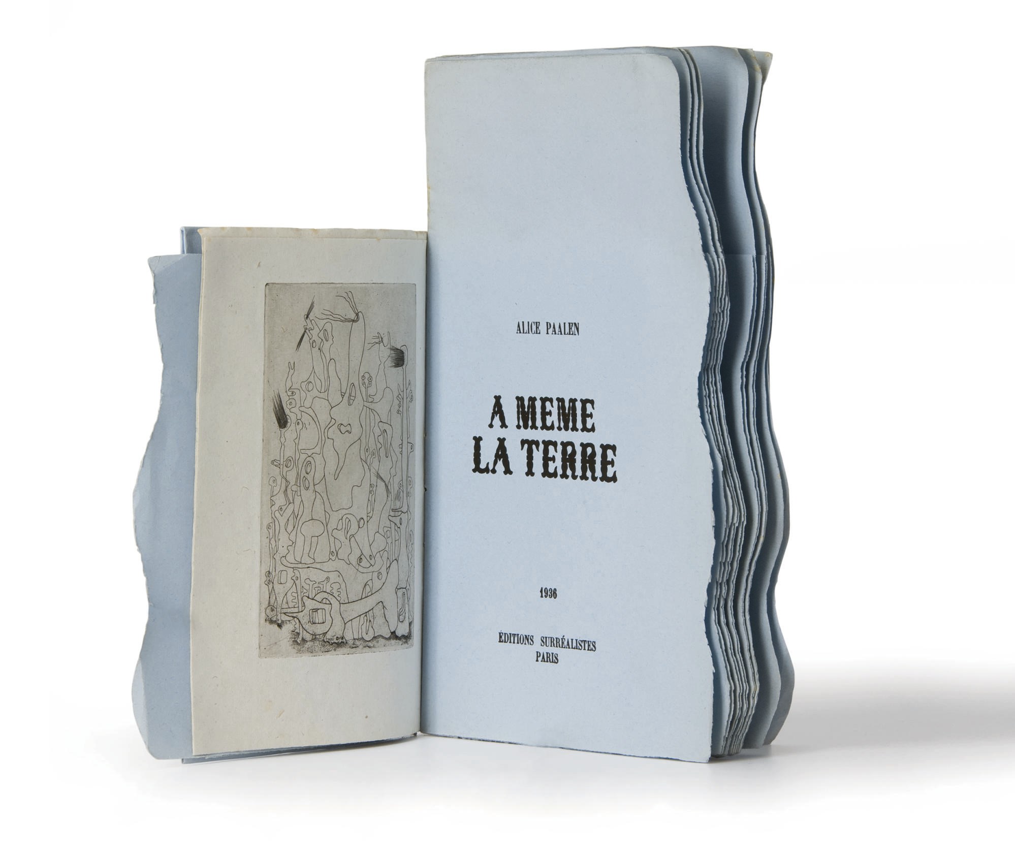 [TANGUY] -- PAALEN, Alice. À même la terre. Paris: Éditions surréalistes, 30 juin 1936.