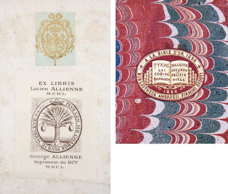 PLINE L'ANCIEN, Caius Plinius Secundus (23-79). Histoire de la peinture ancienne, extraite de l'Hist. Naturelle de Pline. Liv. XXXV. Avec le Texte Latin, corrigé sur les Mss. de Vossius & sur la I. Ed. de Venise, & éclairci par des Remarques nouvelles. Londres: Guillaume Bowyer, 1725.