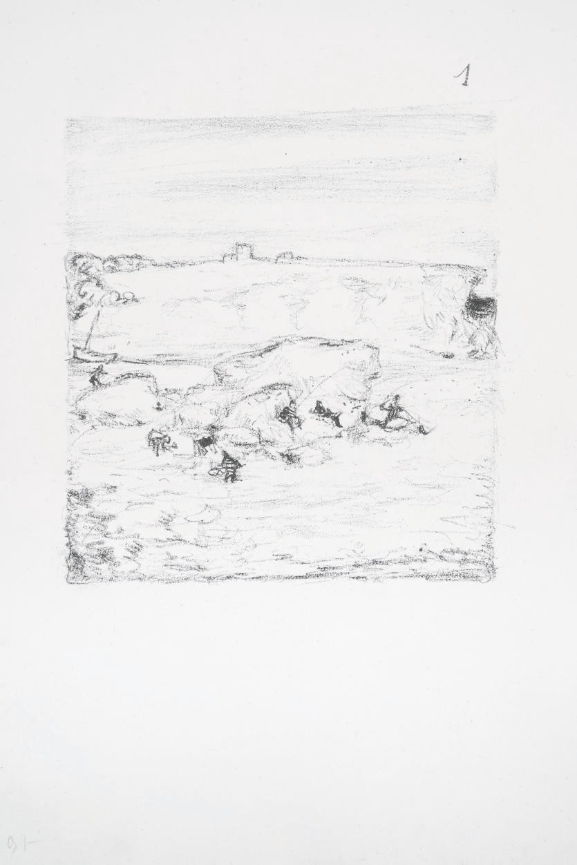 BONNARD, Pierre (1867-1947). [Les Pastorales, ou Daphnis et Chloé.] Suite de 18 lithographies originales en épreuves d'essais pour la publication par Ambroise Vollard en 1902.