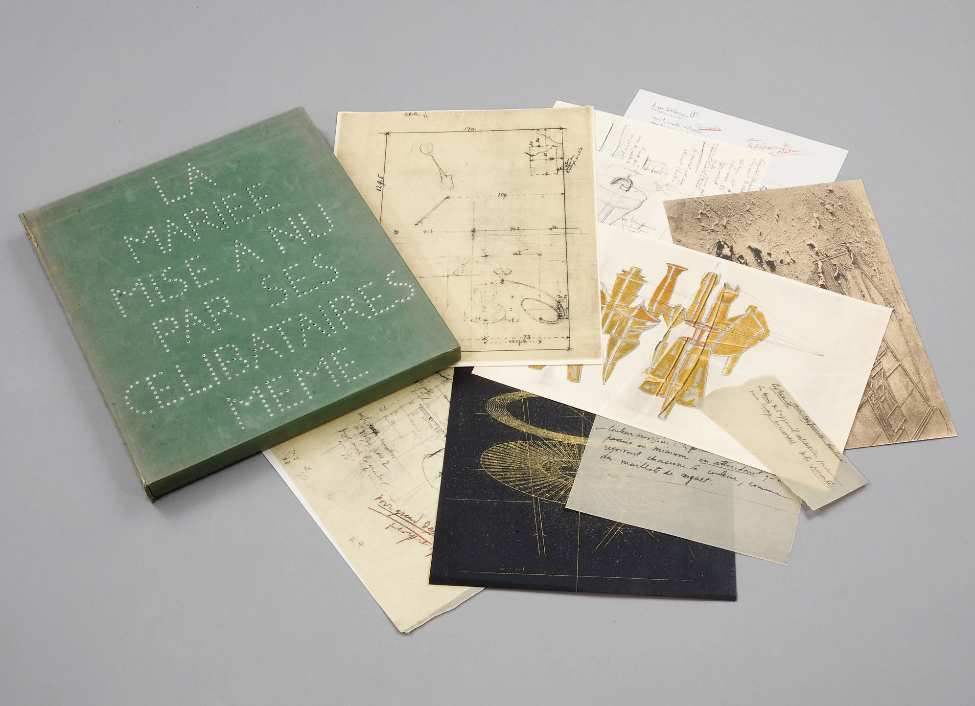 DUCHAMP, Marcel (1887-1968). La Mariée mise à nu par ses célibataires même. [The Green Box.] Paris: Édition Rrose Sélavy, [1934].