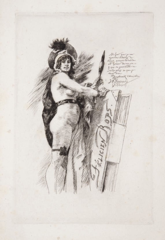 ROPS, Félicien (1833-1898). Les frontispices.