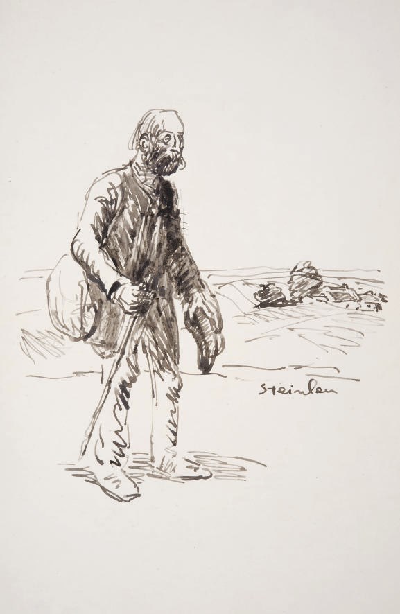 [STEINLEN] -- CRAUZAT, E. de. L'Oeuvre gravé et lithographié de Steinlen. Catalogue descriptif et analytique. Préface de Roger Marx. Paris: Société de propagation des livres d'art, 1913.