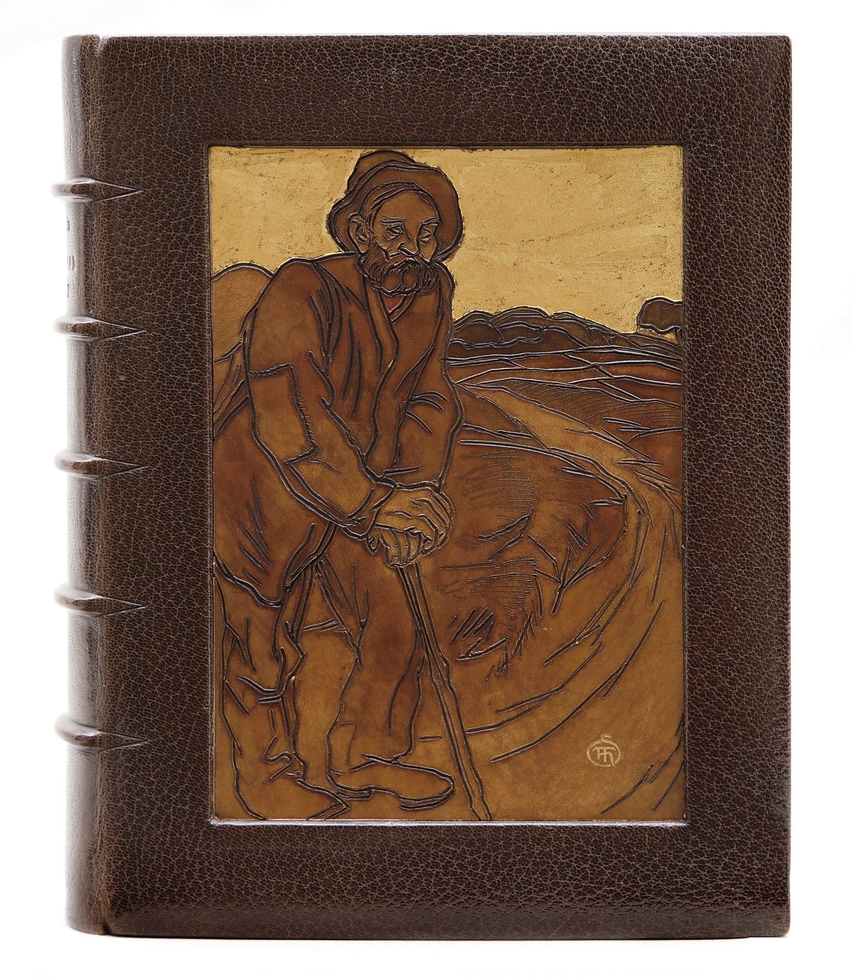 [STEINLEN] -- RICHEPIN, Jean (1849-1926). La Chanson des gueux. Édition intégrale décorée de 252 compositions originales de Steinlen. --Dernières chansons de mon premier livre. Édition originale décorée de vingt-quatre compositions de Steinlen. Paris: Édouard Pelletan, 1910.