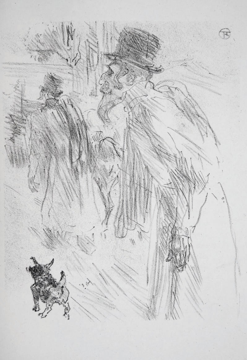 [TOULOUSE-LAUTREC] -- CLEMENCEAU, Georges (1841-1929). Au pied du Sinaï. Illustrations de Henri de Toulouse Lautrec. Paris: Chamerot et Renouard pour Henri Floury, 1898.