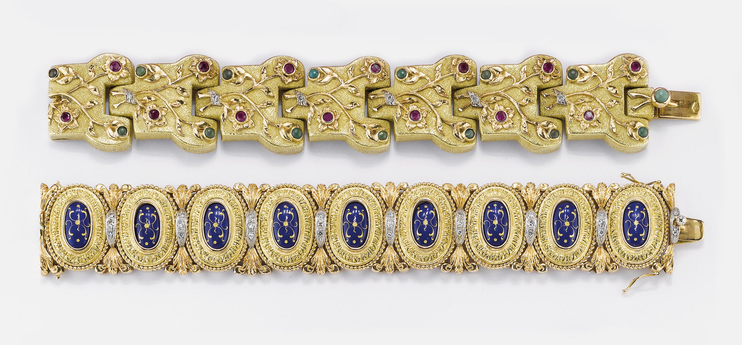 DUE BRACCIALI IN ORO