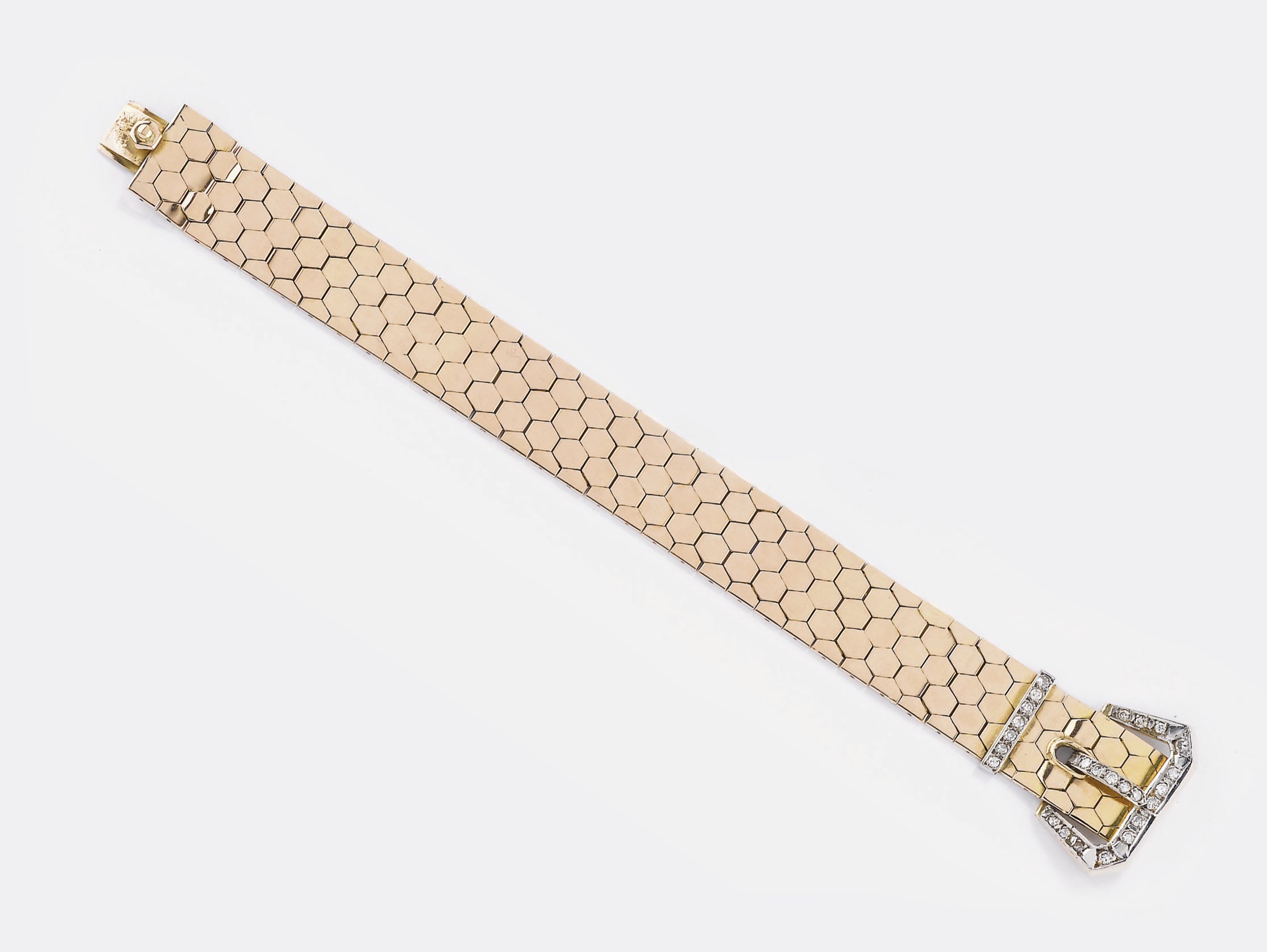 BRACCIALE A NASTRO CON BRILLANTI