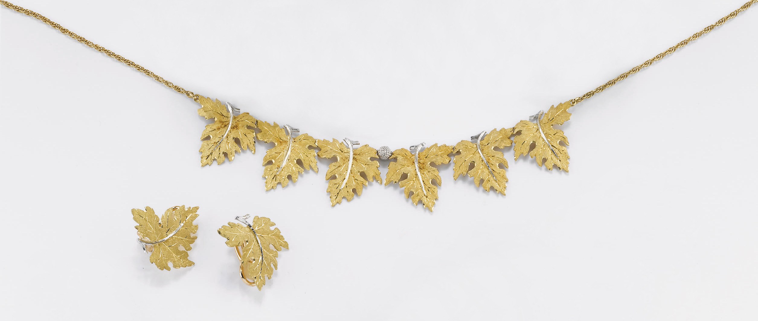 DEMI PARURE IN ORO, FIRMATA M. BUCCELLATI
