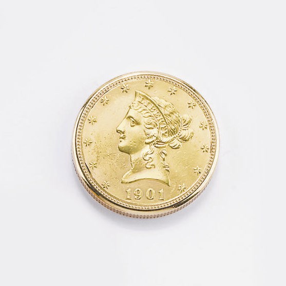 OROLOGIO A MONETA IN ORO GIALLO, PIAGET