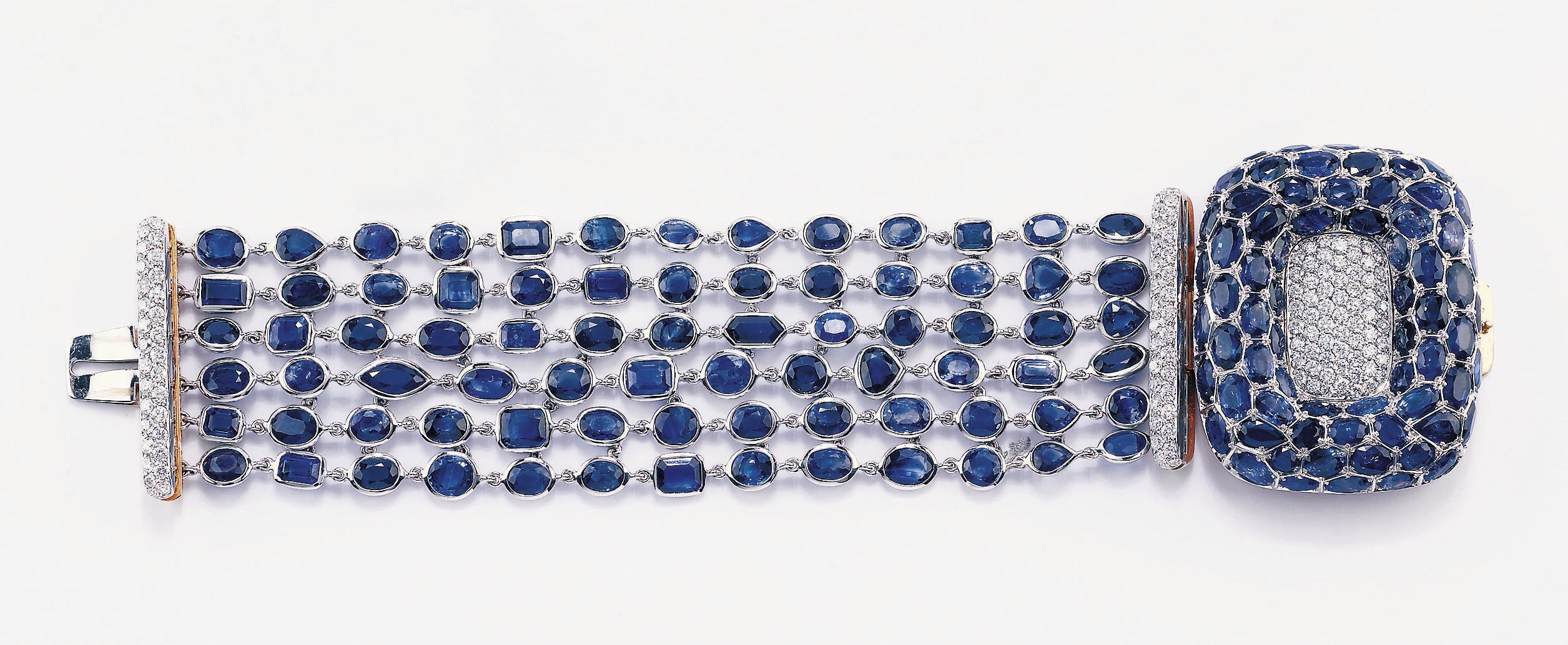 BRACCIALE IN ZAFFIRI E BRILLANTI