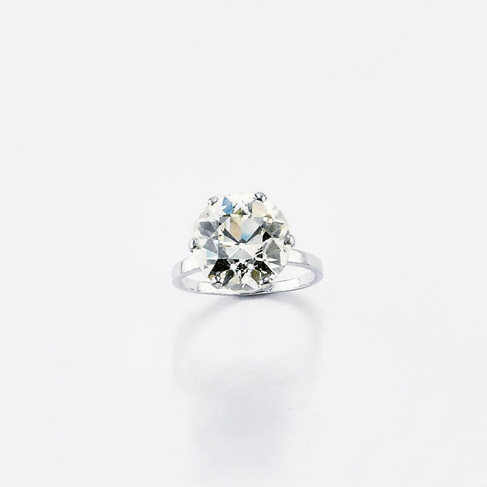 ANELLO CON BRILLANTE TAGLIO VECCHIO