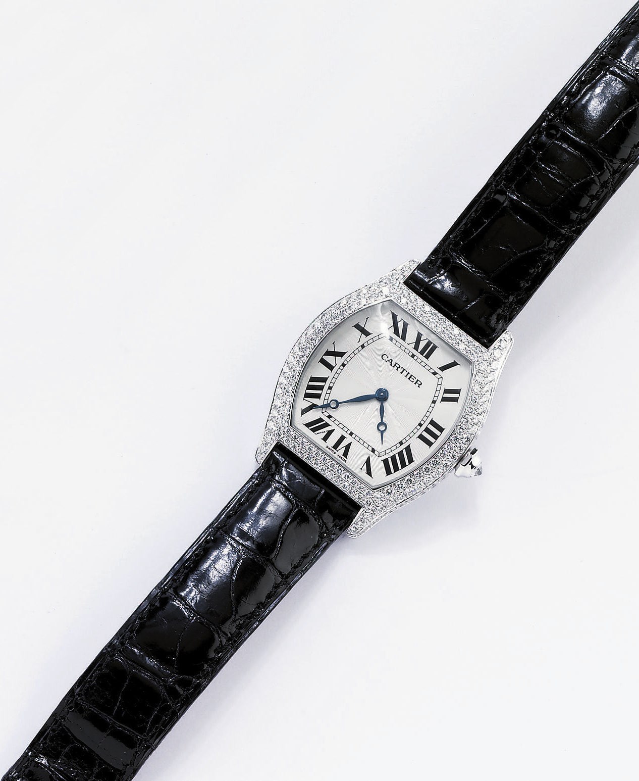 OROLOGIO IN ORO E BRILLANTI, FIRMATO CARTIER