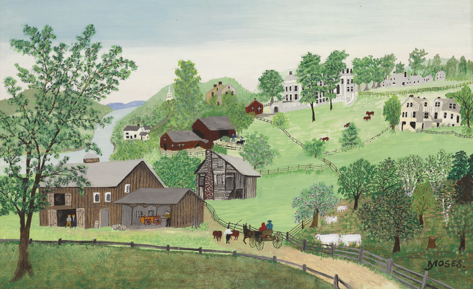 Anna Mary Robertson (Grandma) Moses (1860-1961)