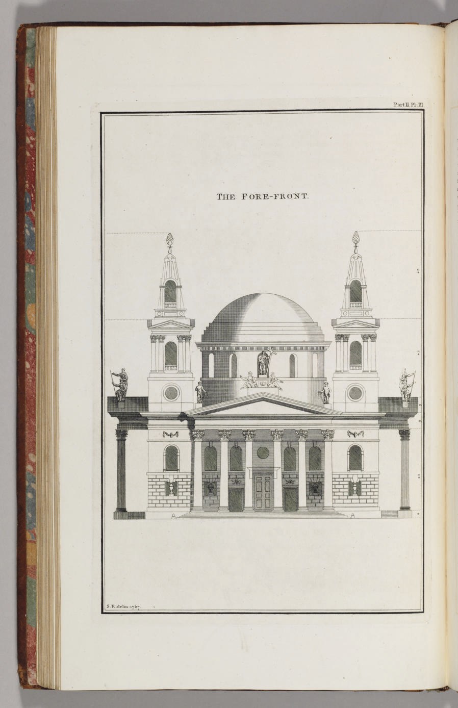 [RIOU, Stephen (1720-1780)]. The Grecian Orders of Architecture. Delineated and Explained from the Antiquities of Athens. London: Printed by J. Dixwell for the Author, 1768.