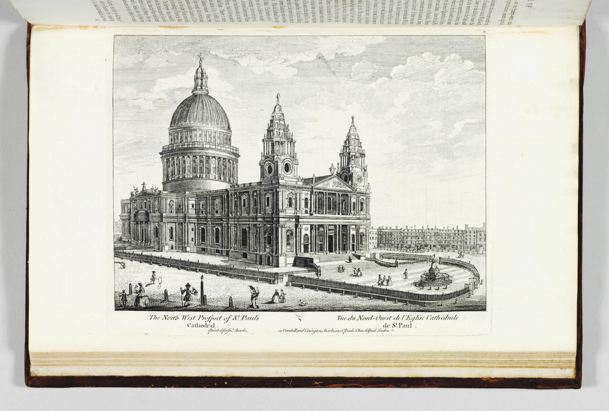 WREN, Christopher (1645-1747). Parentalia: or, Memoirs of the family of the Wrens... chiefly of Sir Christopher Wren... Compiled, by his Son Christopher, now published by his Grandson, Stephen Wren, Esq., With the Care of Joseph Ames. London: T. Osborn and R. Dodsley, 1750.