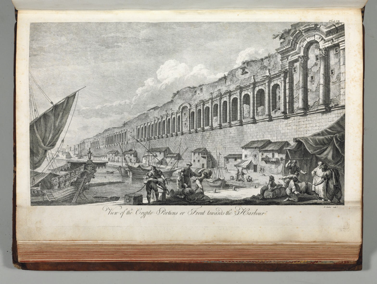 ADAM, Robert (1728-1792). Ruins of the Palace of the Emperor Diocletian at Spalatro in Dalmatia. [London:] for the author, 1764.
