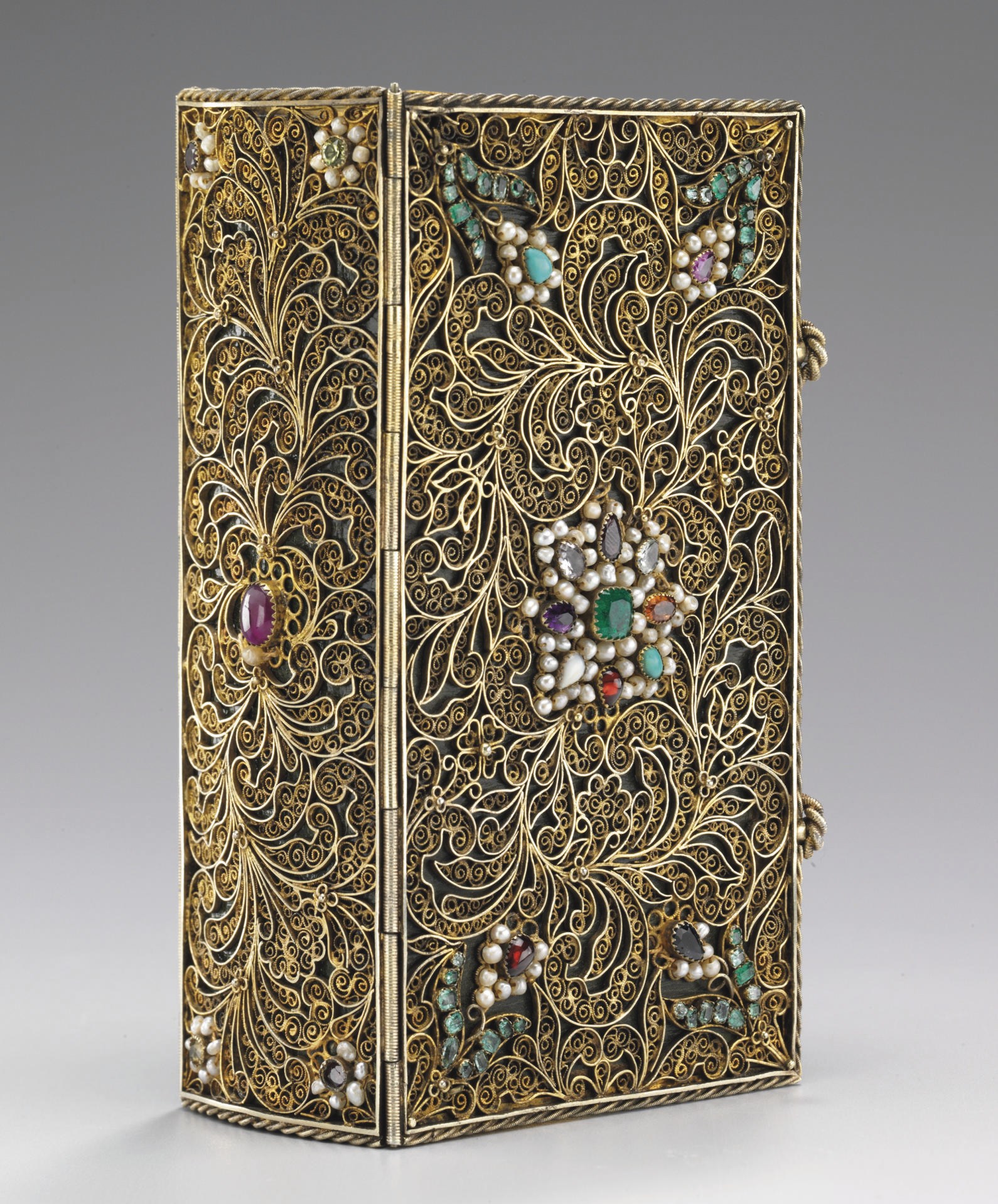 [BINDING--JEWELLED BINDING.] -- St. AUGUSTINE. The Confessions. Paris, 1638.